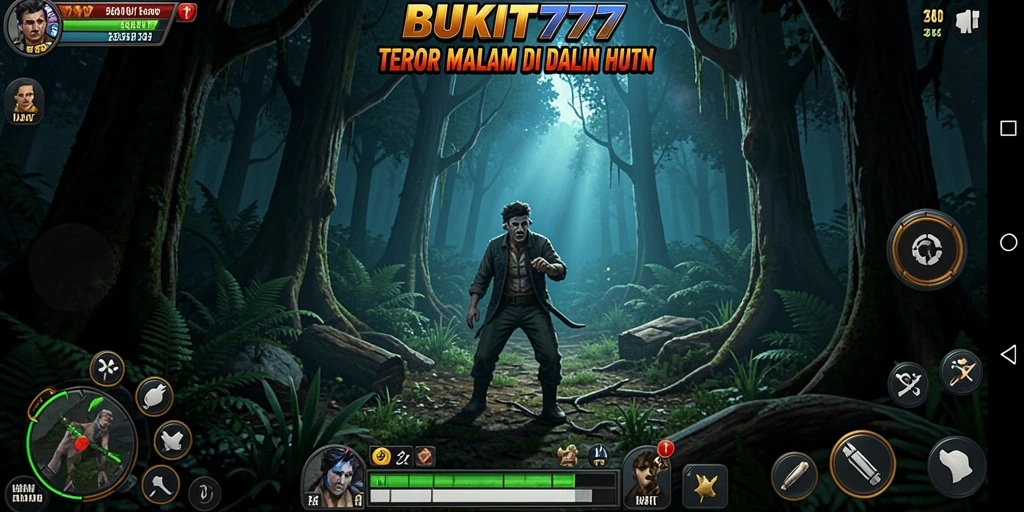 Gameplay menegangkan BUKIT777 dengan suasana Horror yang mencekam.