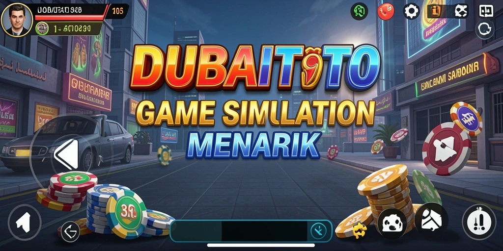 Tangkapan layar gameplay DUBAITOTO menampilkan aksi simulation yang mendebarkan.