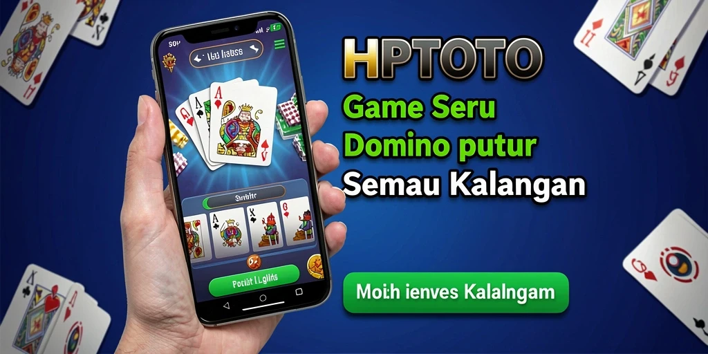 Tangkapan layar gameplay HPTOTO yang menunjukkan suasana permainan domino.