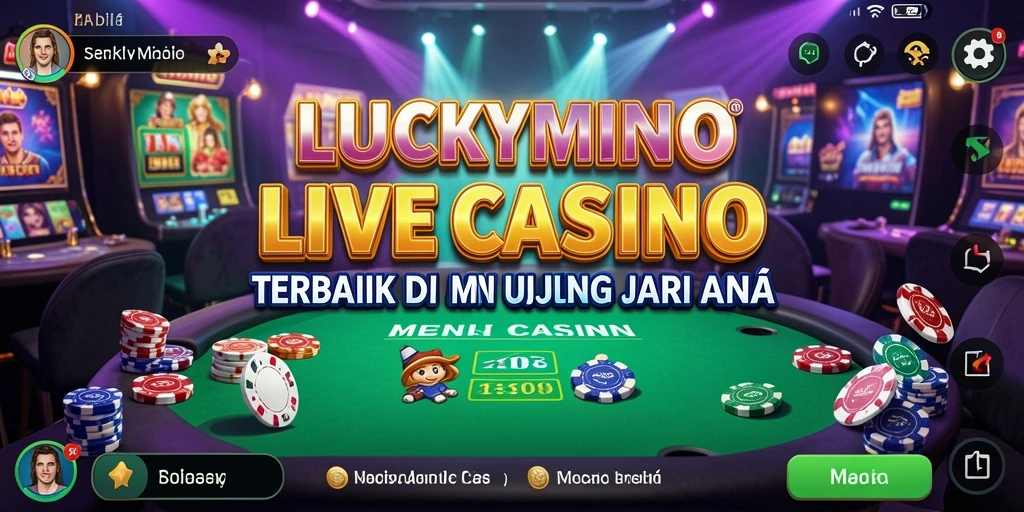 Gameplay Live Casino yang menarik dan interaktif di LUCKYMINO.