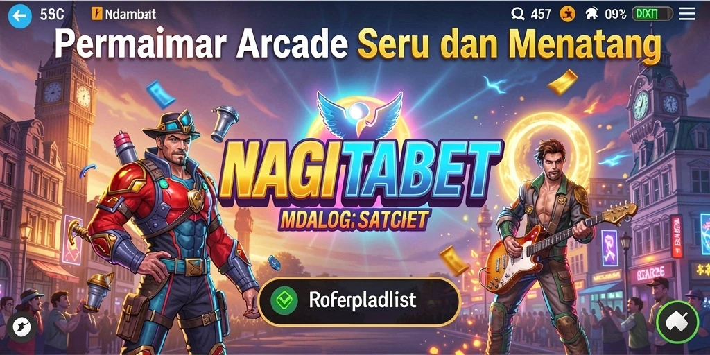 Tampilan gameplay seru NAGITABET dengan aksinya yang cepat.