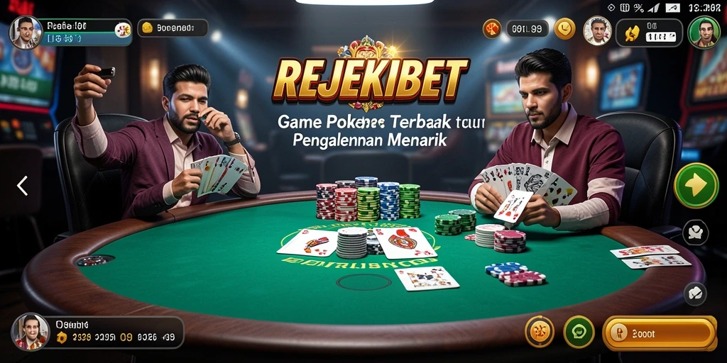 Screenshot gameplay poker REJEKIBET yang menarik dan interaktif.