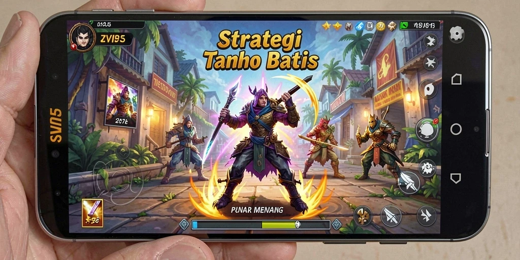 Tangkapan layar utama SVIP5 menunjukkan pertempuran strategi yang intens.